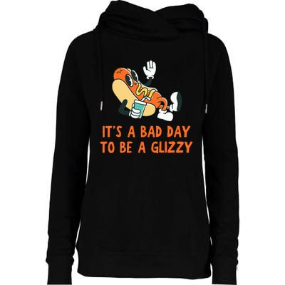 It’S A Bad Day To Be A Glizzy 4th Of July Hot Dog Lovers Womens Funnel Neck Pullover Hood