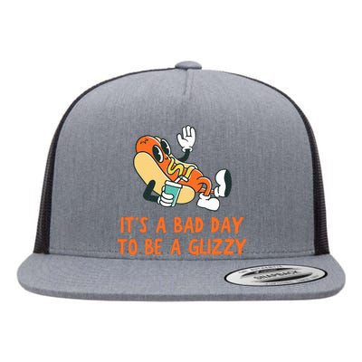 It’S A Bad Day To Be A Glizzy 4th Of July Hot Dog Lovers Flat Bill Trucker Hat