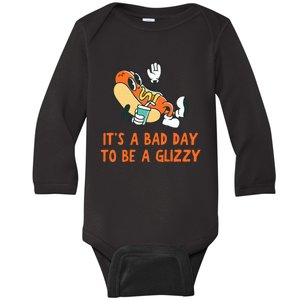 It’S A Bad Day To Be A Glizzy 4th Of July Hot Dog Lovers Baby Long Sleeve Bodysuit