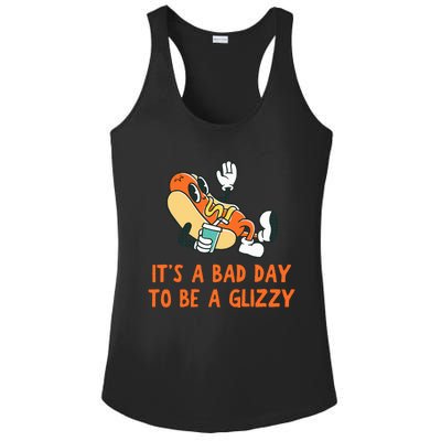 It’S A Bad Day To Be A Glizzy 4th Of July Hot Dog Lovers Ladies PosiCharge Competitor Racerback Tank