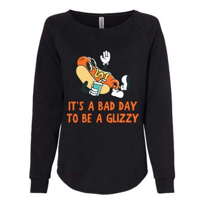 It’S A Bad Day To Be A Glizzy 4th Of July Hot Dog Lovers Womens California Wash Sweatshirt