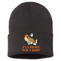 It’S A Bad Day To Be A Glizzy 4th Of July Hot Dog Lovers Sustainable Knit Beanie