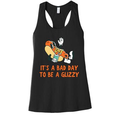 It’S A Bad Day To Be A Glizzy 4th Of July Hot Dog Lovers Women's Racerback Tank