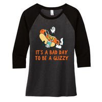 It’S A Bad Day To Be A Glizzy 4th Of July Hot Dog Lovers Women's Tri-Blend 3/4-Sleeve Raglan Shirt