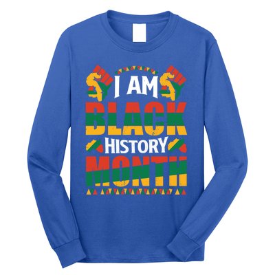 I Am Black History Month Gift Long Sleeve Shirt