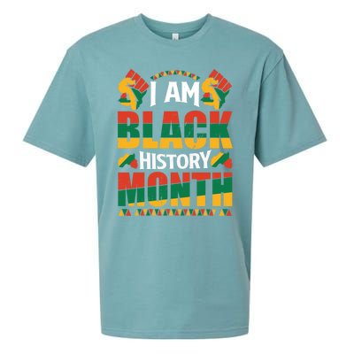 I Am Black History Month Gift Sueded Cloud Jersey T-Shirt