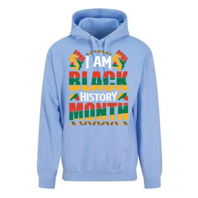 I Am Black History Month Gift Unisex Surf Hoodie