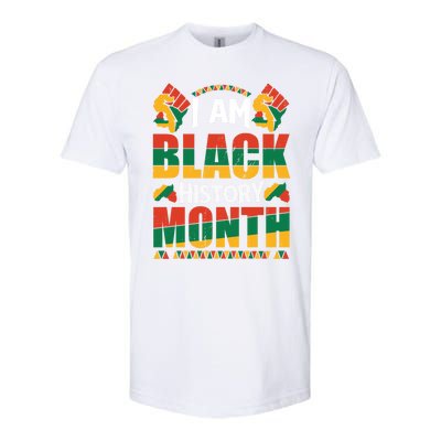 I Am Black History Month Gift Softstyle CVC T-Shirt