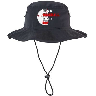 It's A Baseball Kinda Day Baseball Gift Legacy Cool Fit Booney Bucket Hat