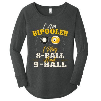 I Am Bipooler Snooker Game Billiards Lover Pool Player Women's Perfect Tri Tunic Long Sleeve Shirt