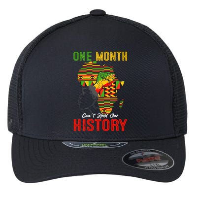 I Am Black History Month Juneteenth African American Cool Gift Flexfit Unipanel Trucker Cap