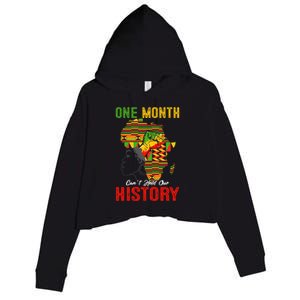 I Am Black History Month Juneteenth African American Cool Gift Crop Fleece Hoodie