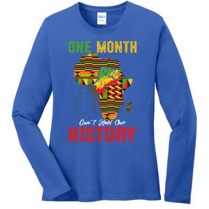 I Am Black History Month Juneteenth African American Cool Gift Ladies Long Sleeve Shirt