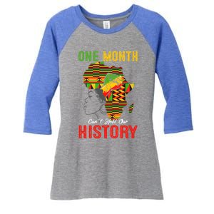 I Am Black History Month Juneteenth African American Cool Gift Women's Tri-Blend 3/4-Sleeve Raglan Shirt