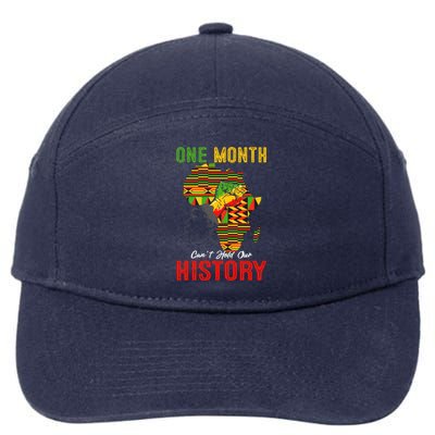 I Am Black History Month Juneteenth African American Cool Gift 7-Panel Snapback Hat