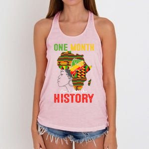 I Am Black History Month Juneteenth African American Cool Gift Women's Knotted Racerback Tank