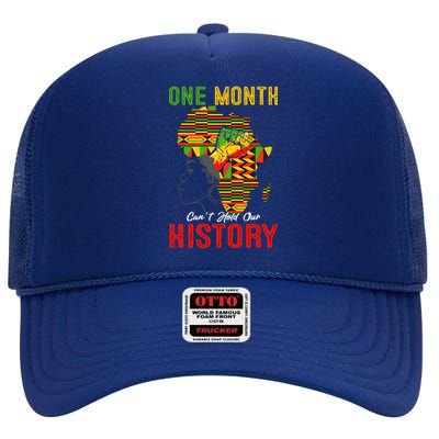 I Am Black History Month Juneteenth African American Cool Gift High Crown Mesh Back Trucker Hat