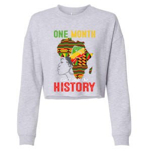 I Am Black History Month Juneteenth African American Cool Gift Cropped Pullover Crew