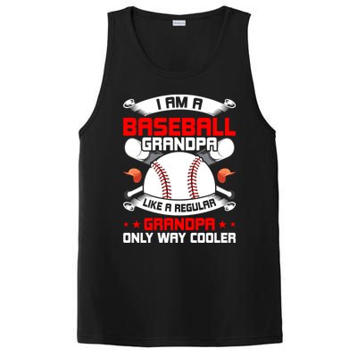 I'm A Baseball Grandpa Baseball Lover Funny Gift PosiCharge Competitor Tank