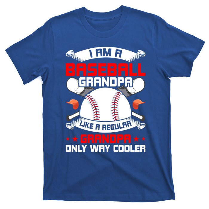 I'm A Baseball Grandpa Baseball Lover Funny Gift T-Shirt