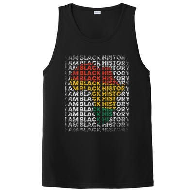 I Am Black History Month African American  PosiCharge Competitor Tank