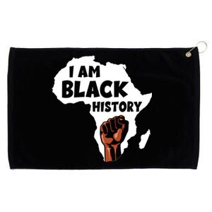 I Am Black History Month Juneteenth African Melanin Blm Gift Grommeted Golf Towel