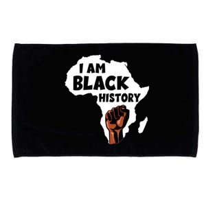 I Am Black History Month Juneteenth African Melanin Blm Gift Microfiber Hand Towel