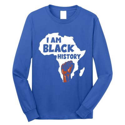 I Am Black History Month Juneteenth African Melanin Blm Gift Long Sleeve Shirt