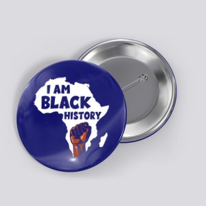 I Am Black History Month Juneteenth African Melanin Blm Gift Button