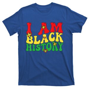 I Am Black History Groovy Black History Month T-Shirt