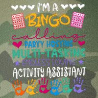 IM A Bingo Endless Loving Activity Assistant Legacy Tie Dye Trucker Hat