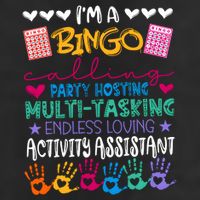 IM A Bingo Endless Loving Activity Assistant Garment-Dyed Fleece Hoodie