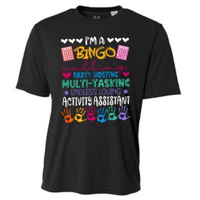 IM A Bingo Endless Loving Activity Assistant Cooling Performance Crew T-Shirt