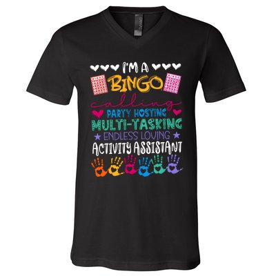 IM A Bingo Endless Loving Activity Assistant V-Neck T-Shirt