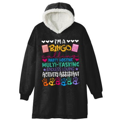 IM A Bingo Endless Loving Activity Assistant Hooded Wearable Blanket