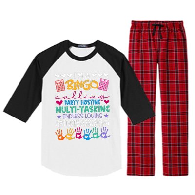 IM A Bingo Endless Loving Activity Assistant Raglan Sleeve Pajama Set