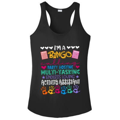 IM A Bingo Endless Loving Activity Assistant Ladies PosiCharge Competitor Racerback Tank