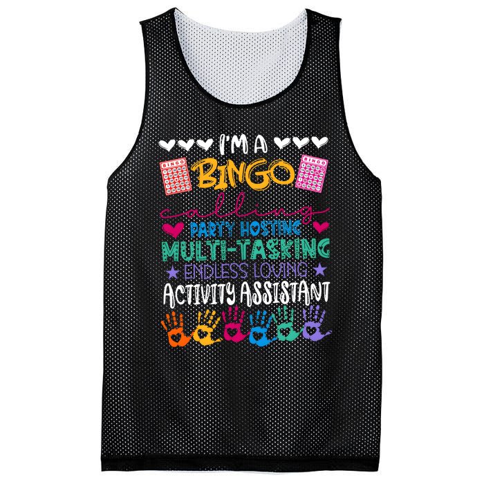 IM A Bingo Endless Loving Activity Assistant Mesh Reversible Basketball Jersey Tank