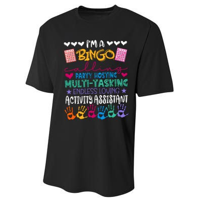 IM A Bingo Endless Loving Activity Assistant Performance Sprint T-Shirt