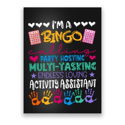 IM A Bingo Endless Loving Activity Assistant Poster