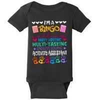 IM A Bingo Endless Loving Activity Assistant Baby Bodysuit