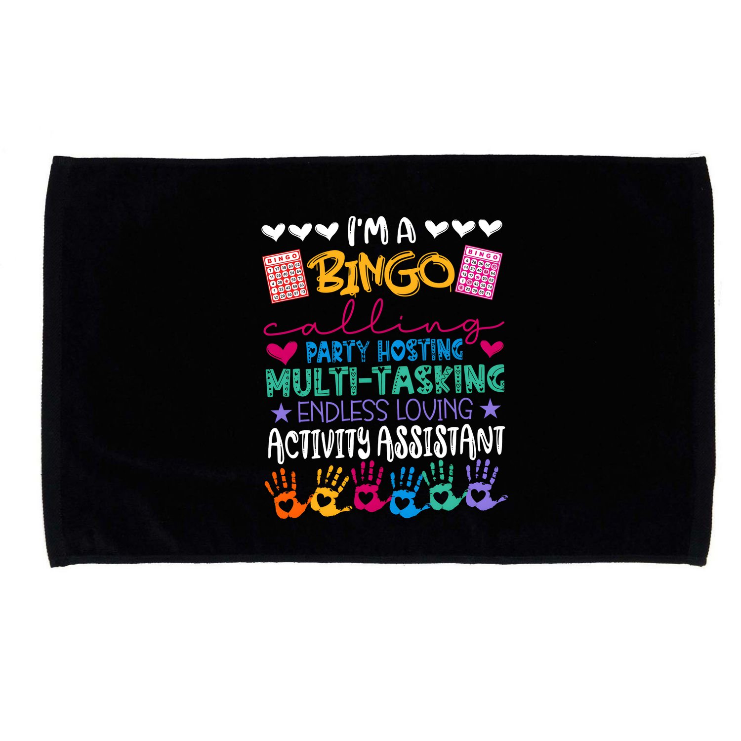 IM A Bingo Endless Loving Activity Assistant Microfiber Hand Towel
