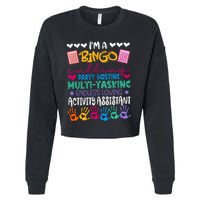 IM A Bingo Endless Loving Activity Assistant Cropped Pullover Crew