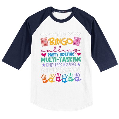 IM A Bingo Endless Loving Activity Assistant Baseball Sleeve Shirt