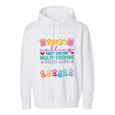 IM A Bingo Endless Loving Activity Assistant Garment-Dyed Fleece Hoodie