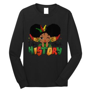 I Am Black History Month African American Queen Long Sleeve Shirt