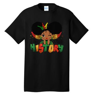 I Am Black History Month African American Queen Tall T-Shirt