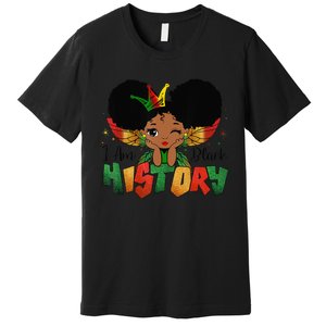 I Am Black History Month African American Queen Premium T-Shirt