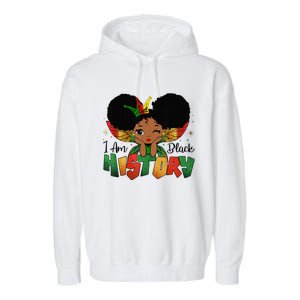 I Am Black History Month African American Queen Garment-Dyed Fleece Hoodie