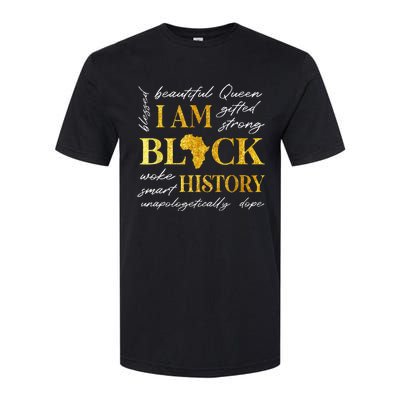 I Am Black History Month African American Softstyle® CVC T-Shirt